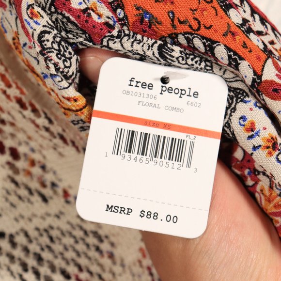 NWT Free People Count Me In Trapeze Top - Picture 9 of 11